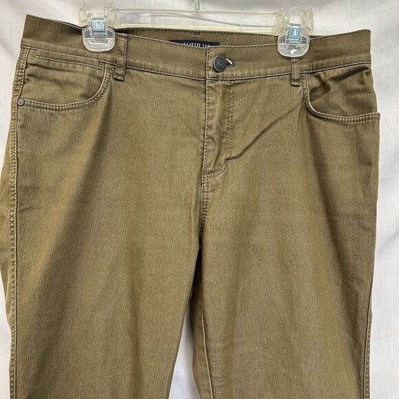 LAFAYETTE 148 NEW YORK Mercer Mid-Rise Skinny Jeans in Dark Green Women’s Size 4 - Picture 5 of 13